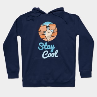 Stay Cool Ice Cream Summer Quote Hoodie